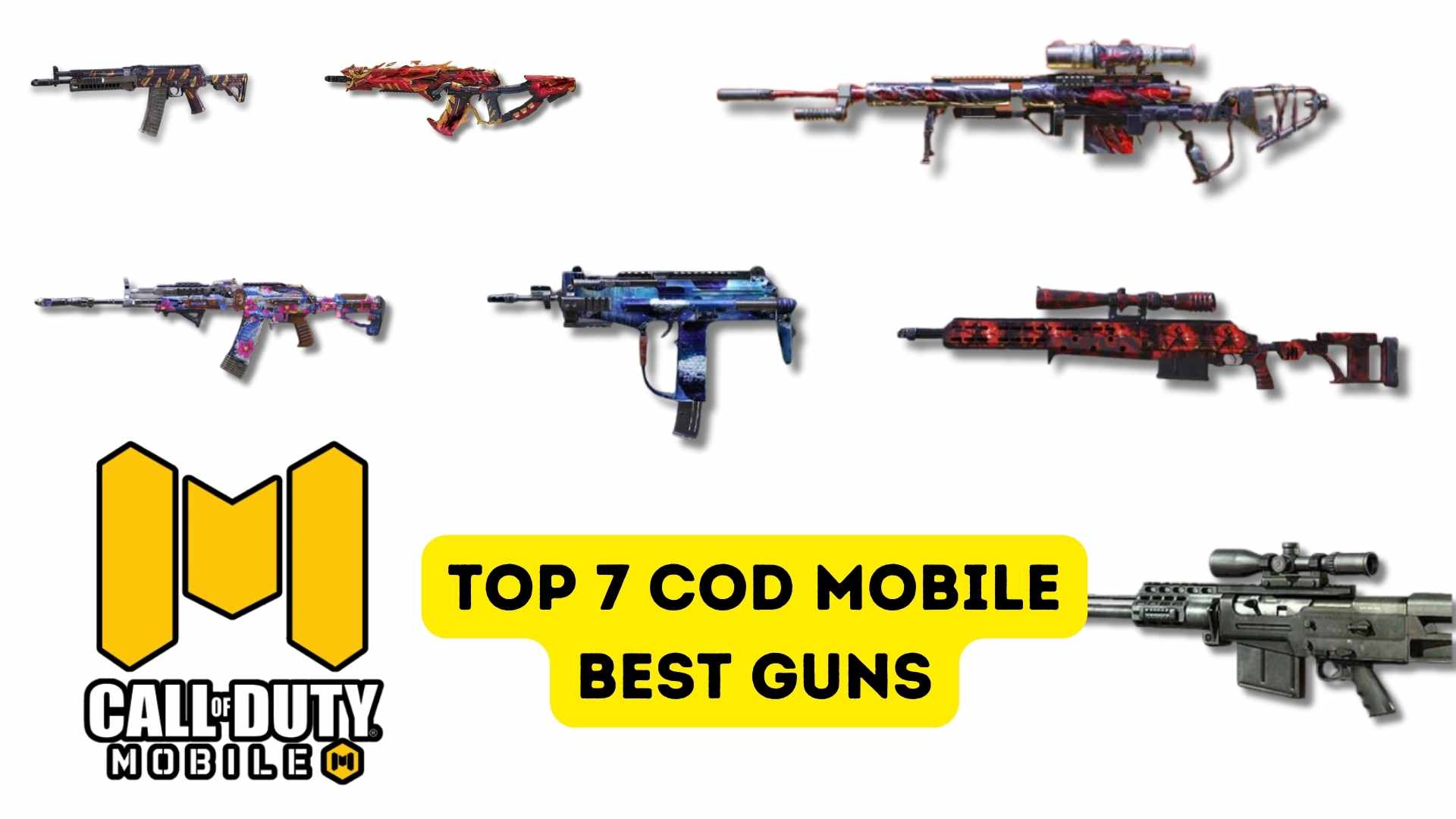 Top 7 Cod Mobile Best Guns